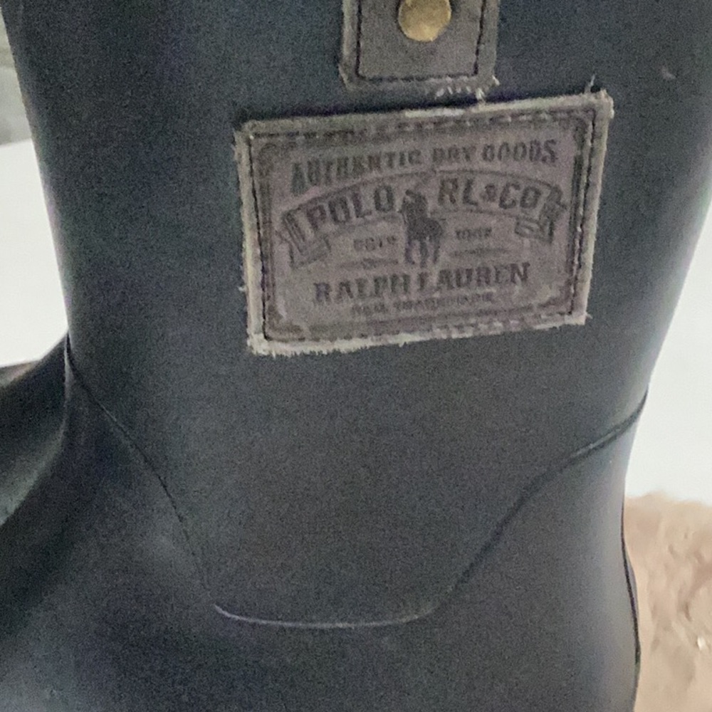 Ralph Lauren Black Boots